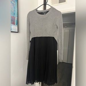 Gray and black Sweater Dress